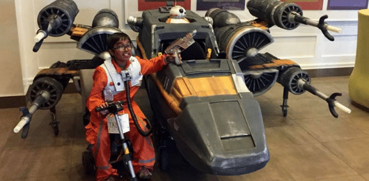 Kids surprised with incredible wheelchair costumes at Comic-Con